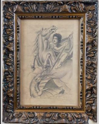 Achille Funi 1890-1972 San Giorgio e il drago