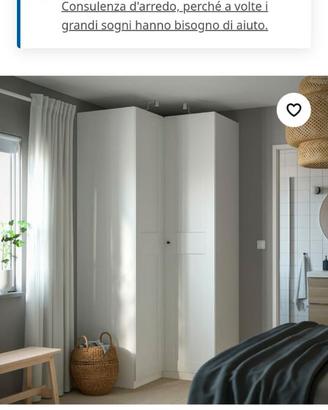 Armadio angolare pax/grimo ikea