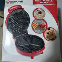 piastra waffle a forma di cuore