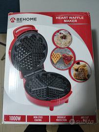 piastra waffle a forma di cuore