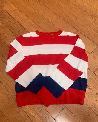 Maglione in cottone a righe Arita