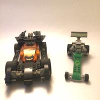 Lego Batman DC Batmobile e Dragster