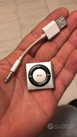 Apple ipod shuffle 4ª generazione silver 2 GB