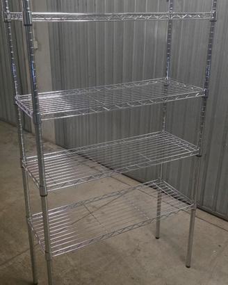 Scaffale cromato marca Spaceo