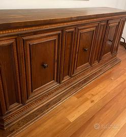 Credenza Veneziana in legno intarsiato