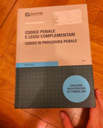 Codice penale magistratura 2024