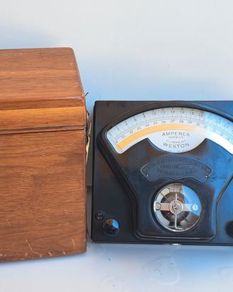 Amperometro D.C. Vintage Weston Model 1 (Anno 1932