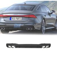 DIFFUSORE AUDI A7 S LINE 19- LOOK S7 + TERMINALI D