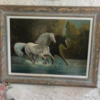 Quadro due cavalli (libertà)