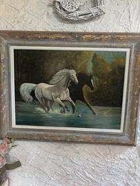 Quadro due cavalli (libertà)