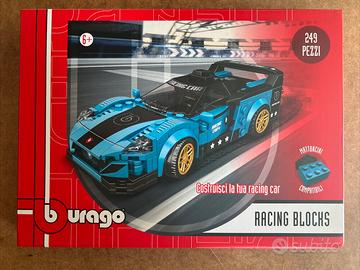 Burago Racing car Blochs lego compatibile