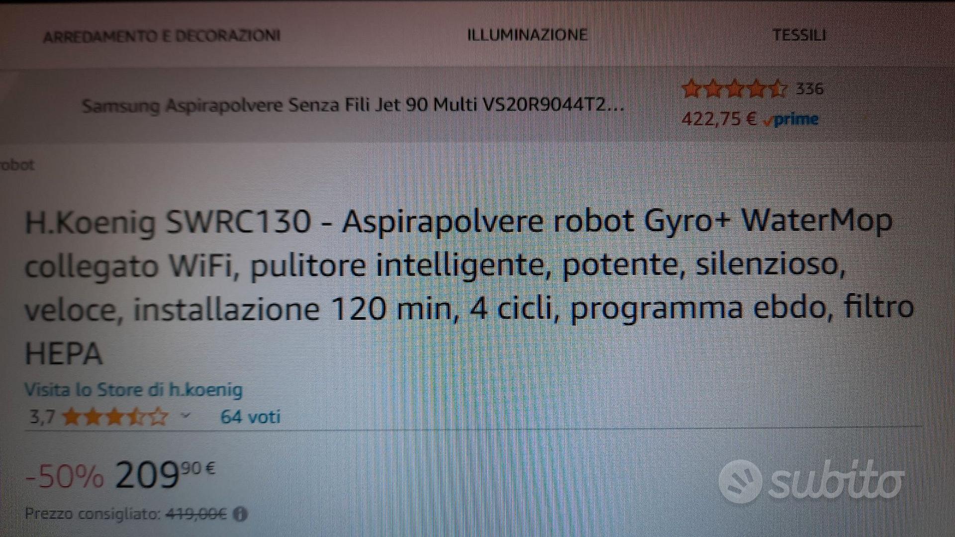 Robot aspiralpovere Koenig - Elettrodomestici In vendita a Firenze