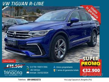 Volkswagen Tiguan R-Line 2.0 TDI 150CV DSG