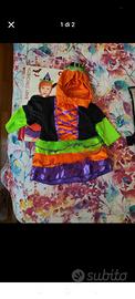 Vestito halloween - baby streghetta - 6/12 mesi