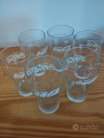 bicchieri coca cola anni 80