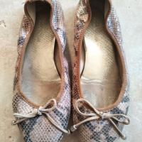 Scarpe / Ballerine animalier 37 in vera pelle