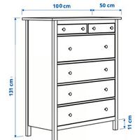 Cassettiera ikea con 6 cassetti HEMMES