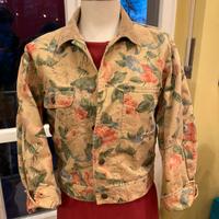 Giacca jeans originale Ralph Lauren floreale 42/M