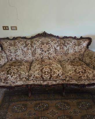 SALOTTO 1 DIVANO 3 POSTI +2 POLTRONE stile barocco