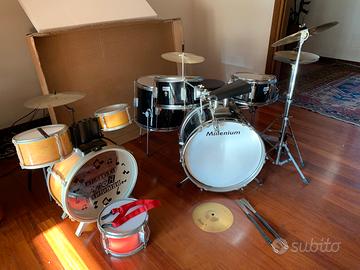 Batteria junior professional + batteria giocattolo