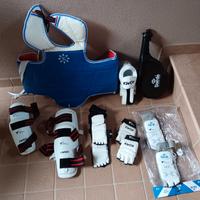 protezioni taekwondo taglia s 