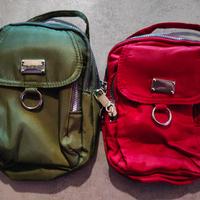 N.2 marsupi/borsettine Unisex a forma di zainetto