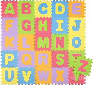 Tappeto puzzle per bambini 26 pezzi (30x30cm cad)