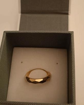 Anello Brosway, collezione Tring, Acciaio dorato