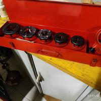 filettatrice professionale per tubi con prolunga