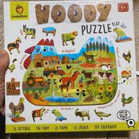 Puzzle in legno 48 pezzi come nuovo