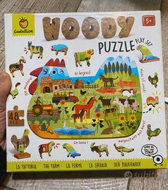 Puzzle in legno 48 pezzi come nuovo