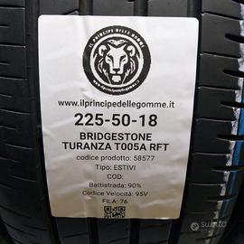 2 GOMME 225 50 18 BRIDGESTONE A58577