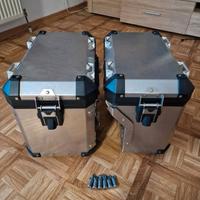 laterali originali in alluminio BMW GS