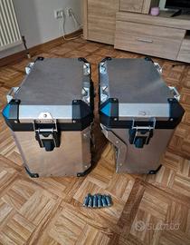 laterali originali in alluminio BMW GS