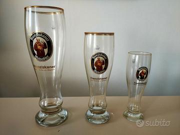 Bicchieri esposizione Birra Franziskaner 2L-1L-0.5
