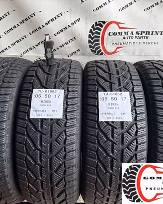 4 PNEUMATICI 205/50 R17 RIKEN INVERNALI 90%