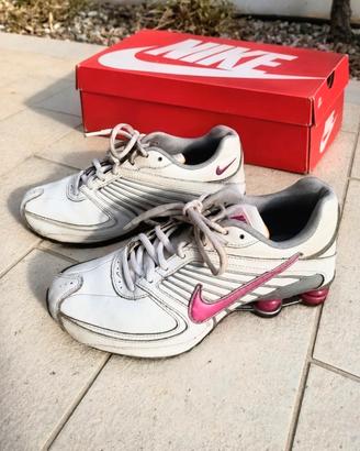 NIKE SHOX VINTAGE DONNA N. 38 – BIANCO & ROSA
