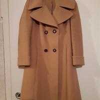 Cappotto in lana color cammello