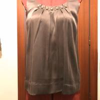 Top in raso di viscosa Sinequanone