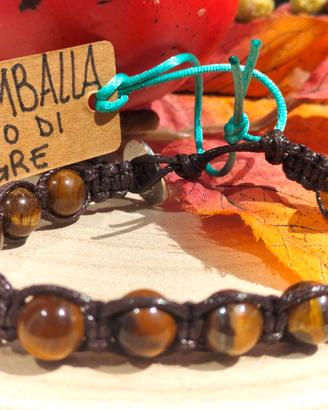 Bracciale tibetano Occhio di tigre