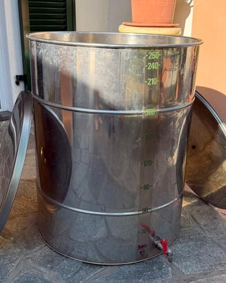 Contenitore in acciaio inox Tabec - 250 litri