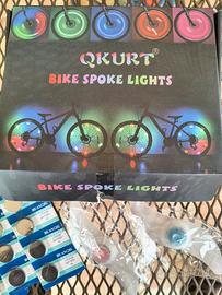 bike spoke lights nuovissime