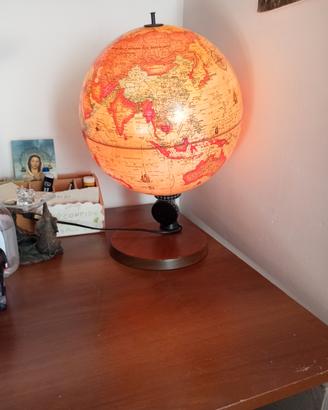 MAPPAMONDO vintag che si illumina