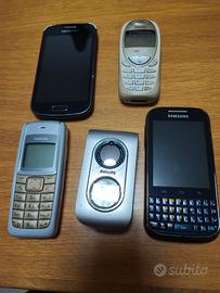 Blocco di Cellulari d'epoca