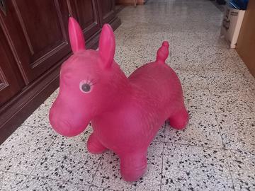 cavallo rosso elastico 