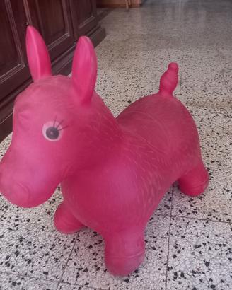 cavallo rosso elastico 