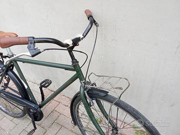 City bike unisex Elops 28" verde militare