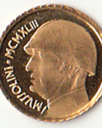 Mini Moneta Benito Mussolini 
