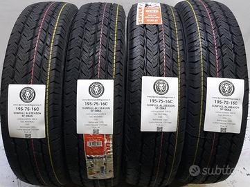 4 GOMME 195 75 16C SUNFULL A63614