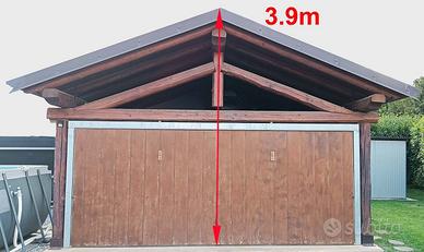 Garage in legno smontabile